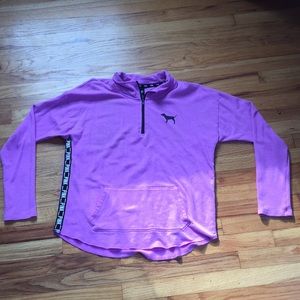 PINK half zip purple/pink jacket